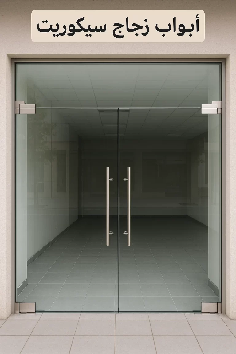 ابواب زجاج سيكوريت للمحلات