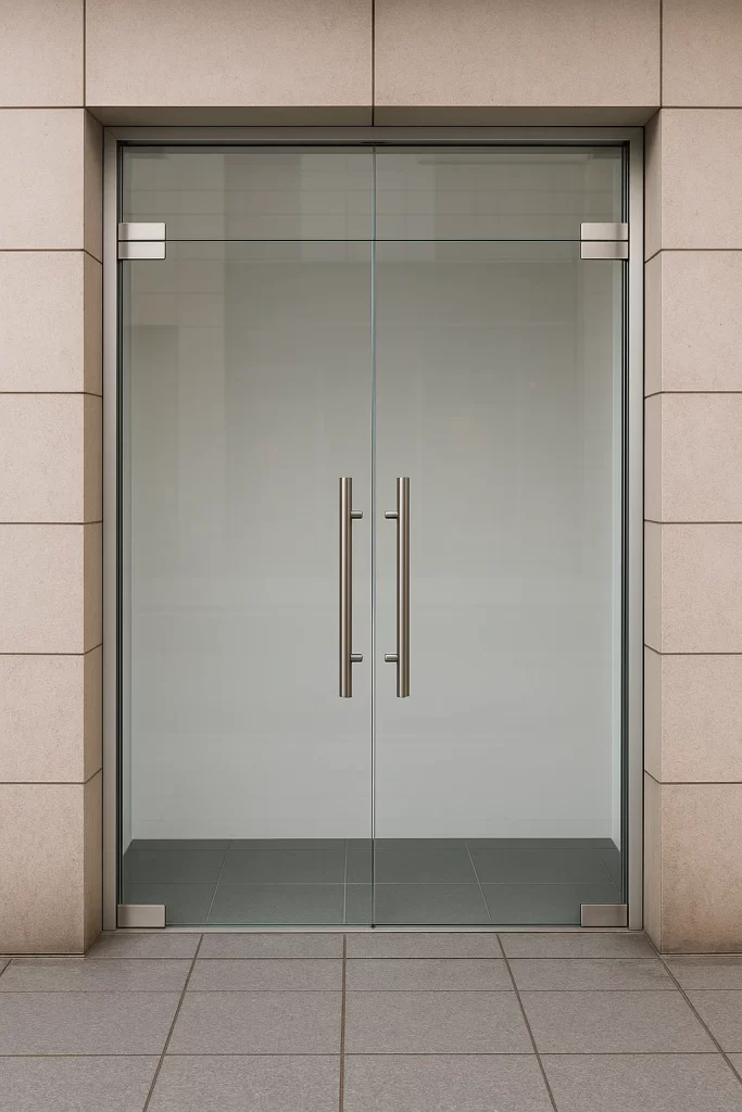 ابواب زجاج سيكوريت للمحلات