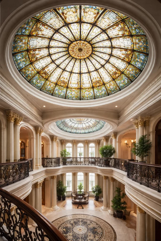 اسقف زجاجية للمناور الداخلية