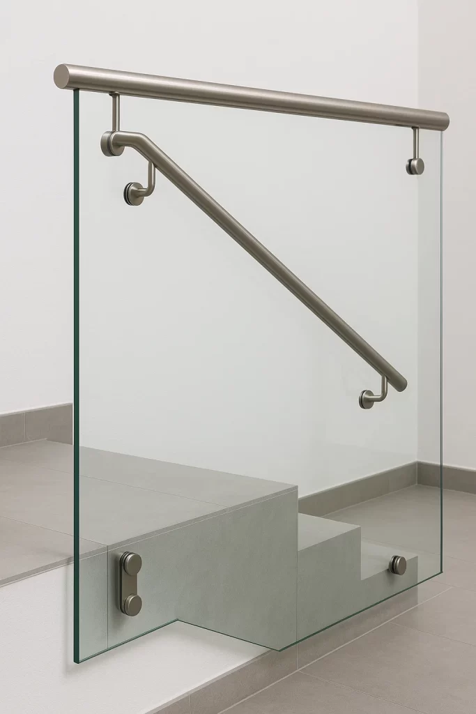 درابزين زجاجي