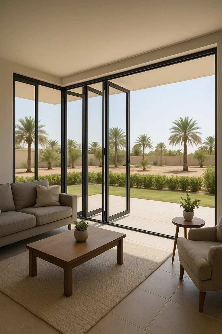 الجدران الزجاجية القابلة للطي في السعودية