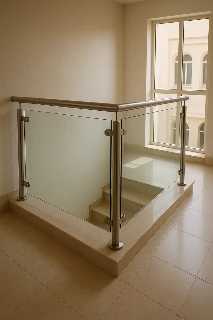 درابزين زجاجي داخلي في السعودية