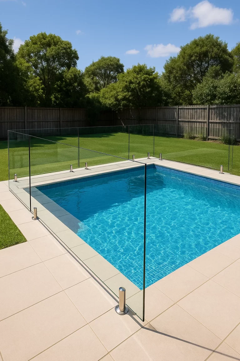 درابزين زجاجي للمسابح