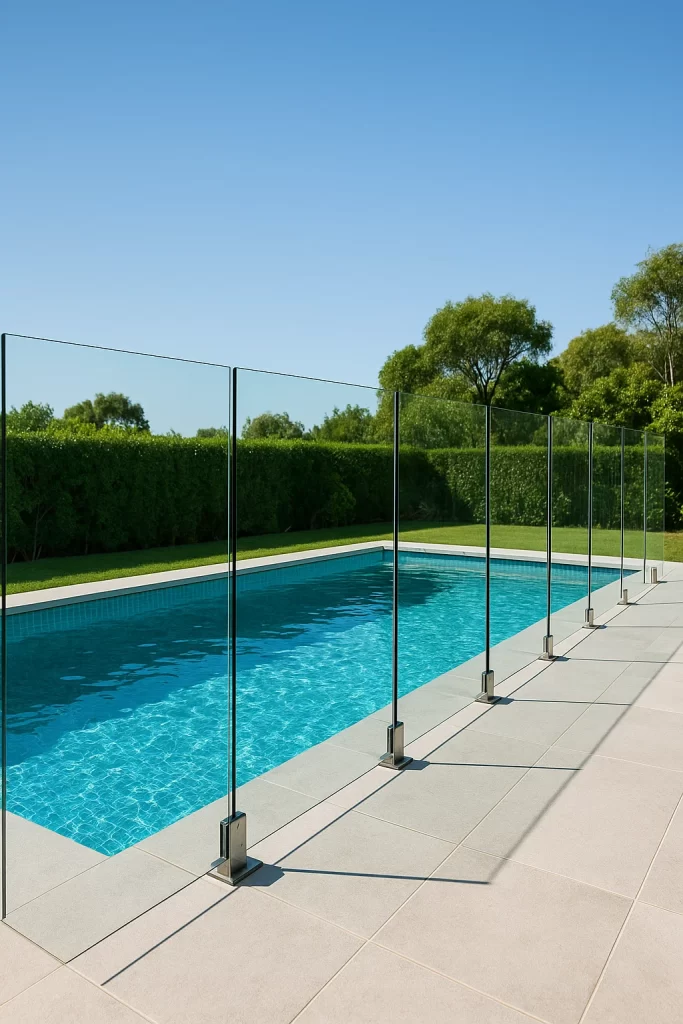 درابزين زجاجي للمسابح