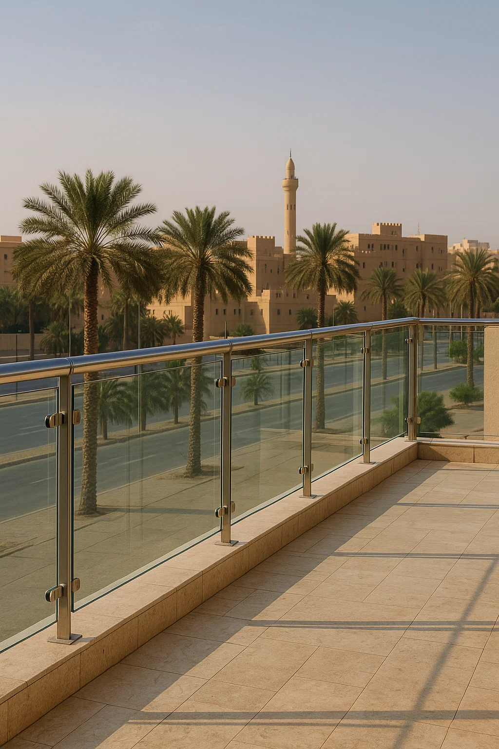 اسعار درابزين الزجاج في السعودية