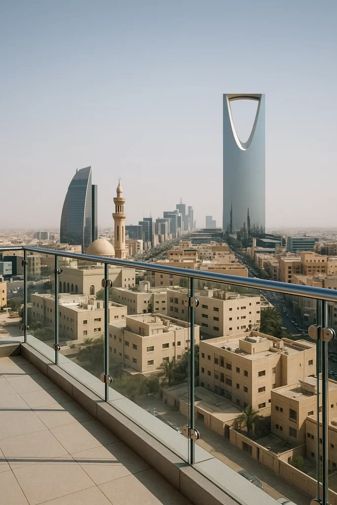 Glass railings in Saudi Arabia
