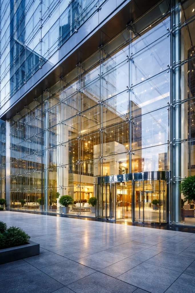 واجهات زجاج استركشر