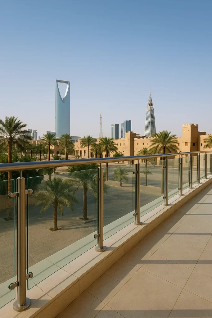 اسعار درابزين الزجاج في السعودية