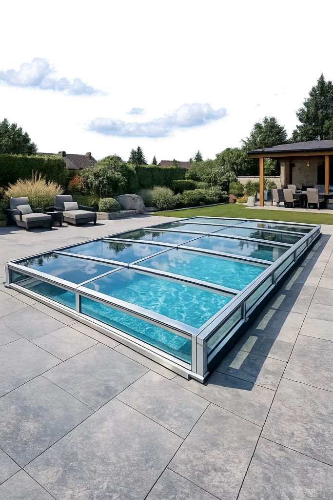 Glass Swimming Pool Covers
