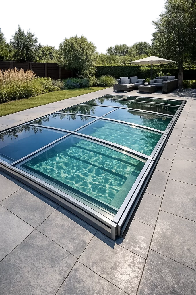 Glass Swimming Pool Covers