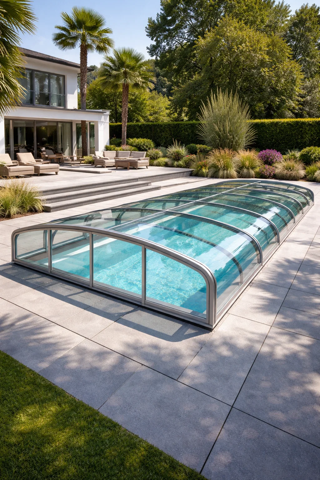 Glass Swimming Pool Covers