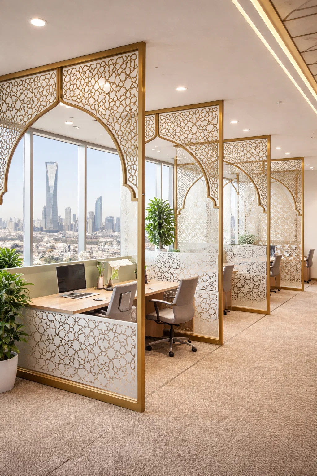 قواطع زجاجية للمكاتب بالرياض