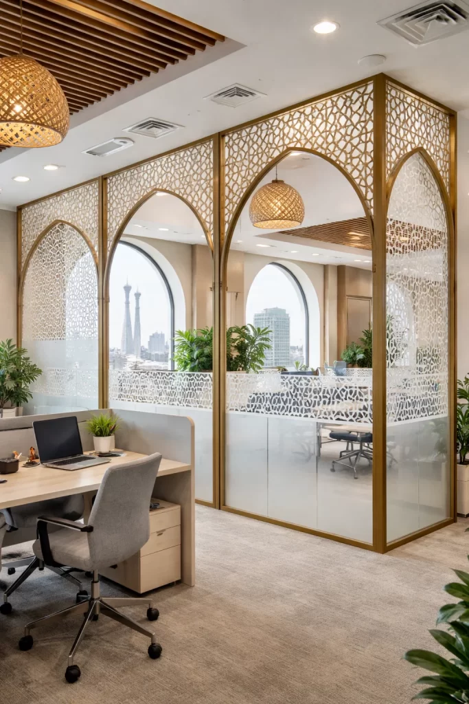 قواطع زجاجية للمكاتب بالرياض