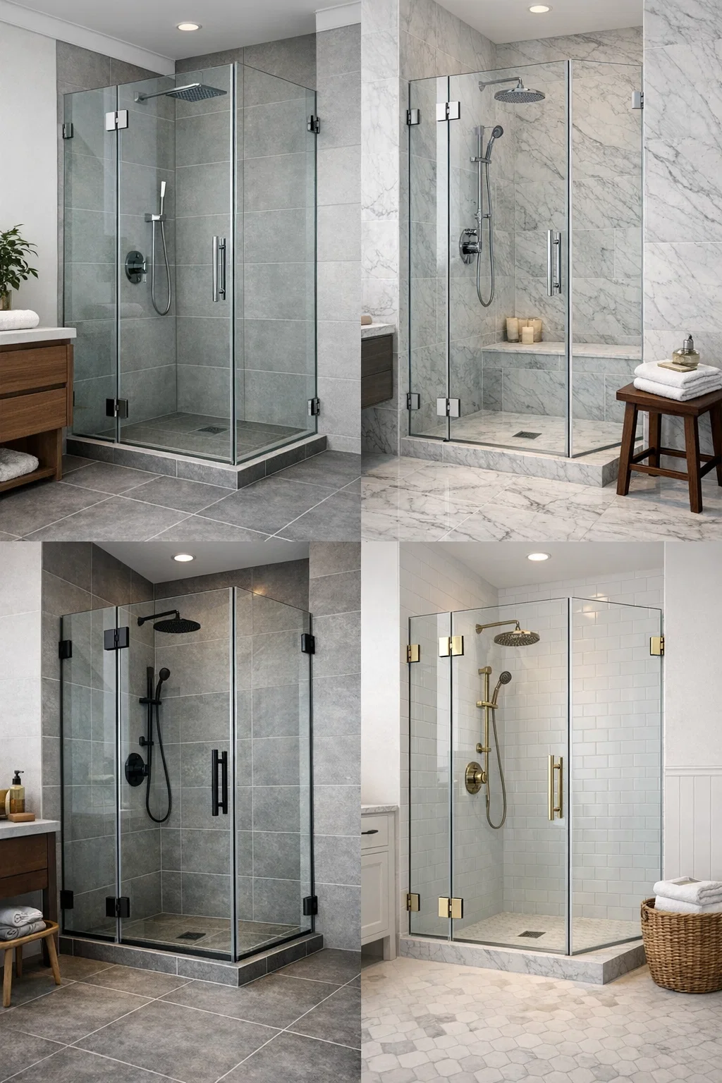 ابواب شاور مفصلية بالرياض