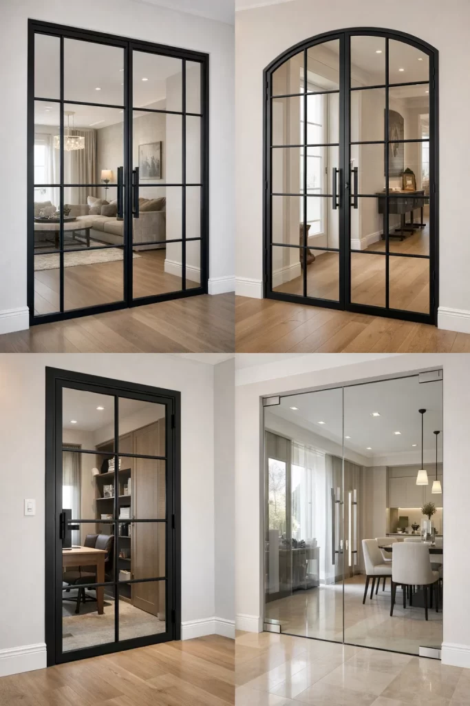 تفصيل ابواب زجاجية بالدمام والرياض