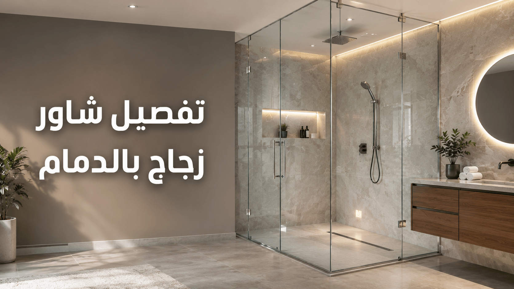 تفصل شاور زجاج بالدمام