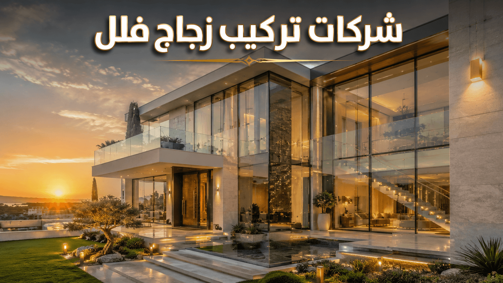 شركات تركيب زجاج فلل